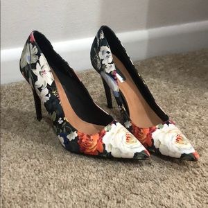 Floral heels